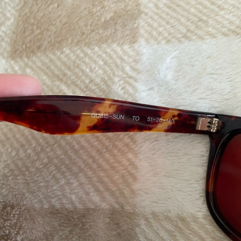 Guess GU815 Sun 51-20-140 Eyewear Tortoiseshell Brown Sunglass Frame
